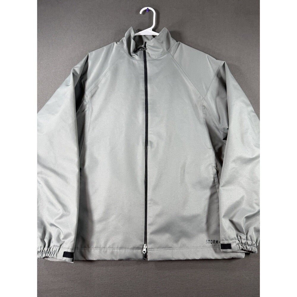 Nike Golf Storm-FIT Jacket Mens M Gray Full Zip Golf Windbreaker 416278-015